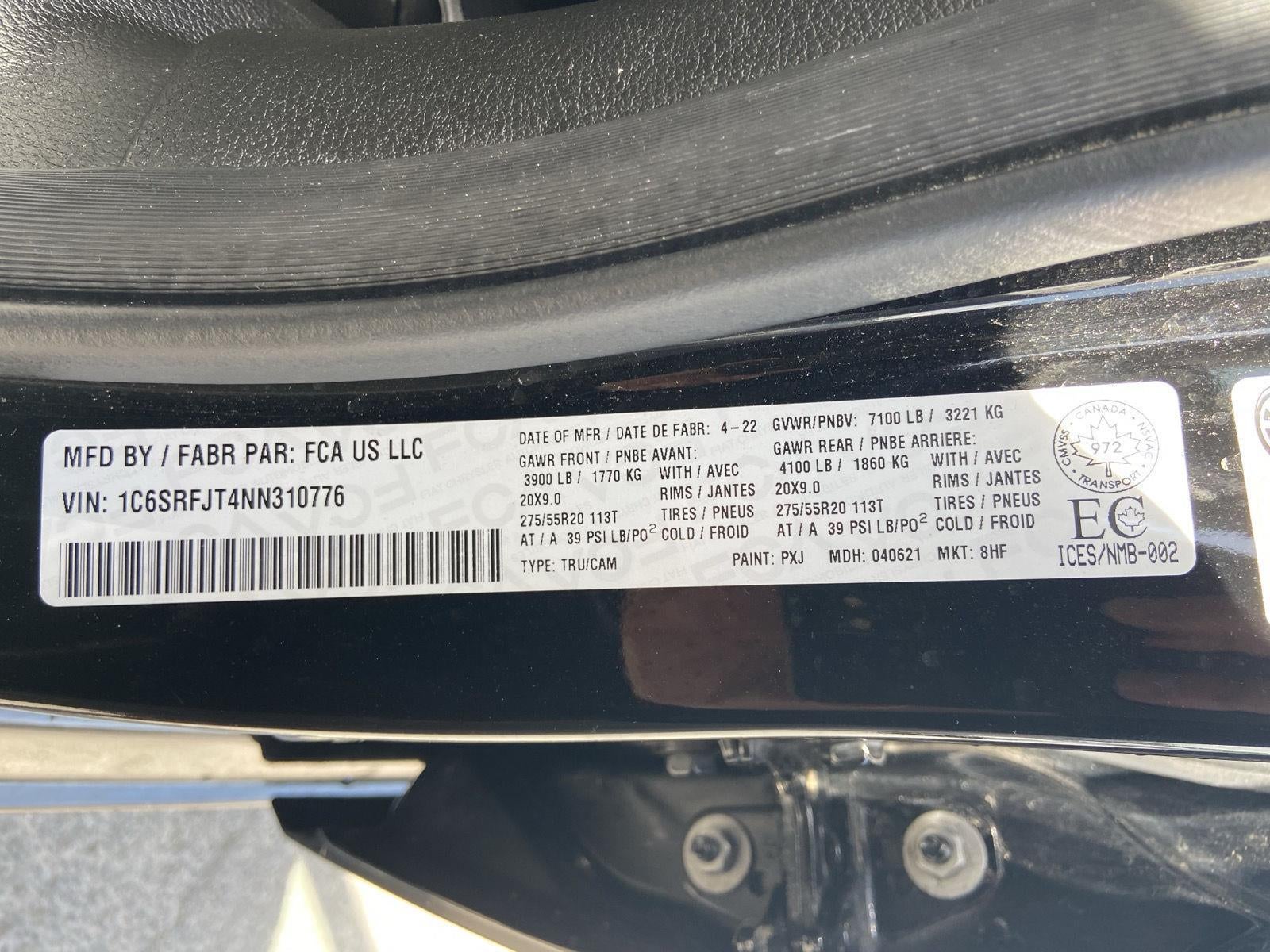 2022 RAM 1500 Laramie