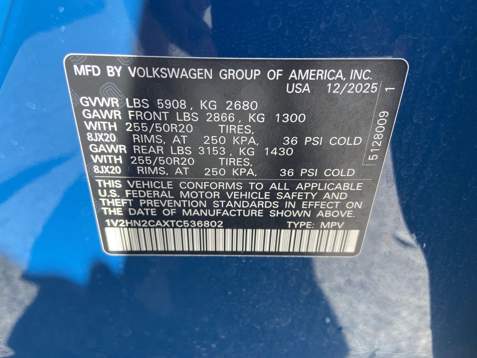 2026 Volkswagen Atlas 2.0T SE w/Technology