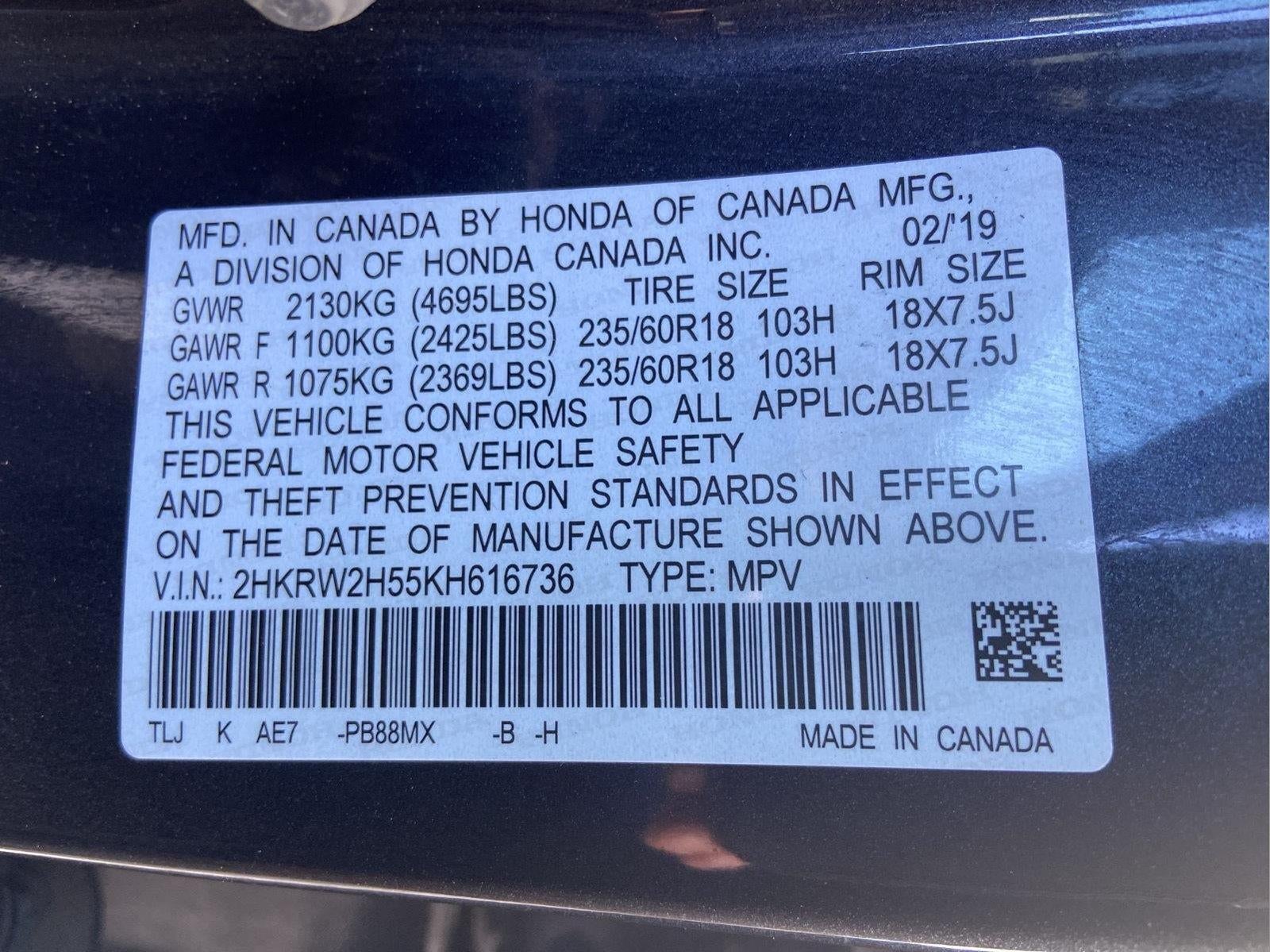 2019 Honda CR-V EX