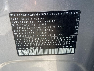2023 Volkswagen Tiguan S