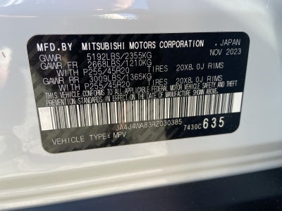 2024 Mitsubishi Outlander SEL