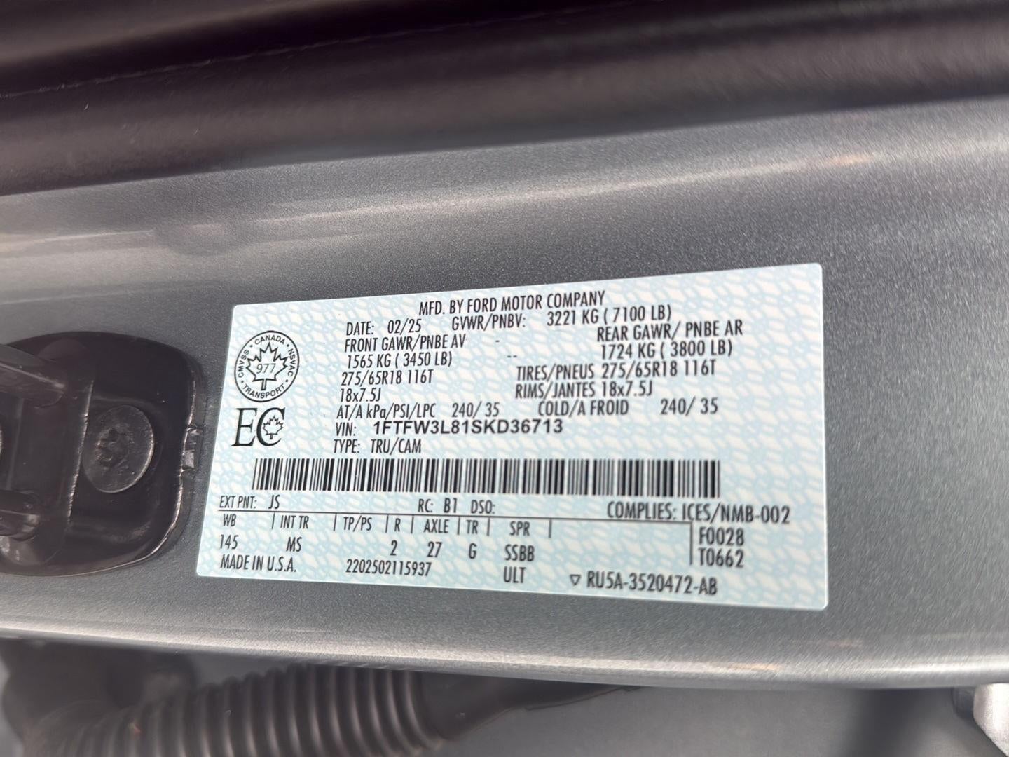 2025 Ford F-150 XLT