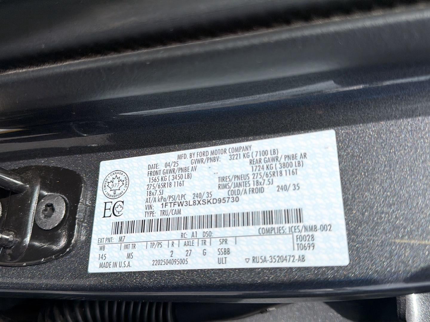 2025 Ford F-150 XLT