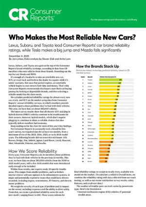 Who Makes the Most Reliable Cars | Bob Johnson Subaru Watertown in Watertown NY